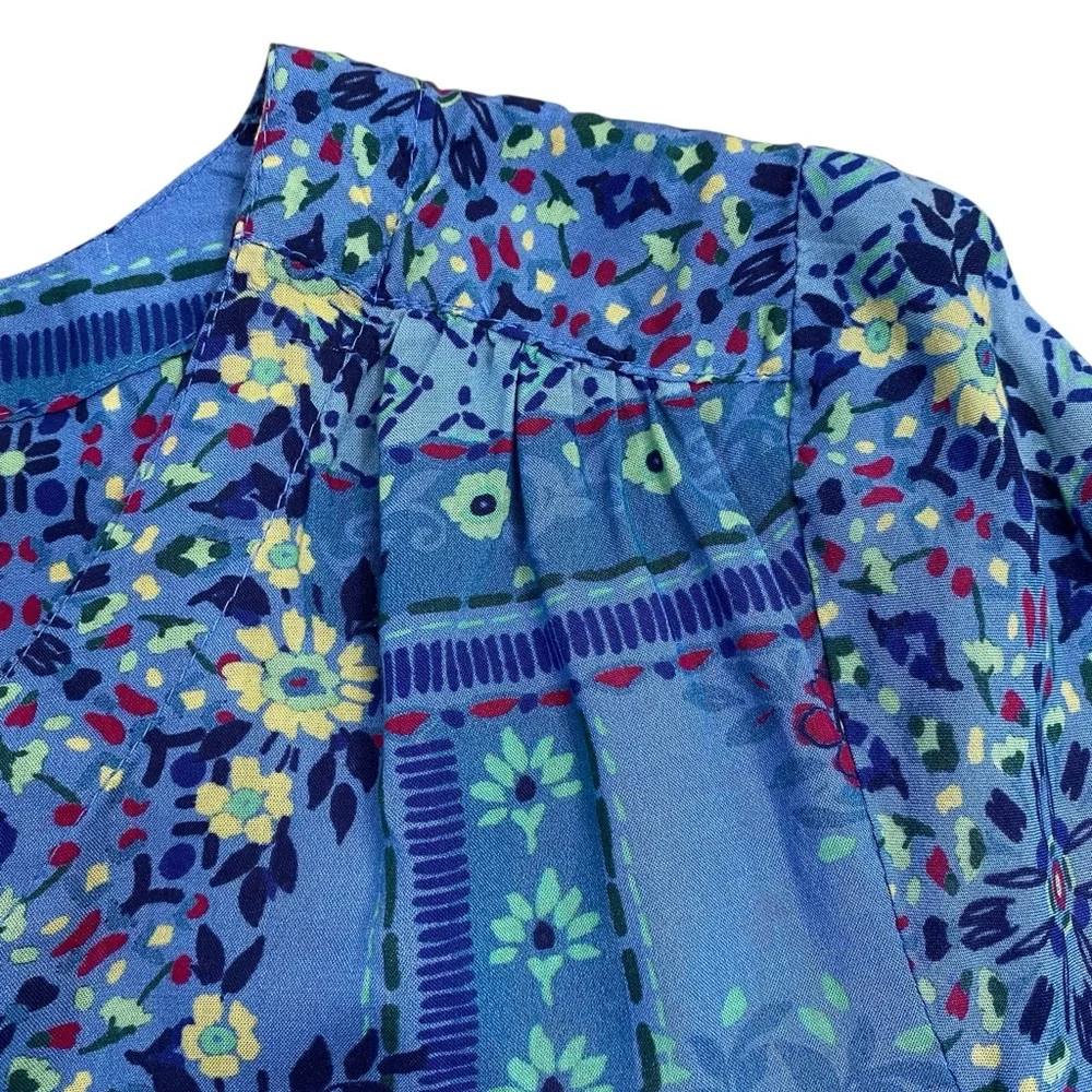 NWOT Coldwater Creek Patchwork Print Midi Dress - Picture 9 of 10